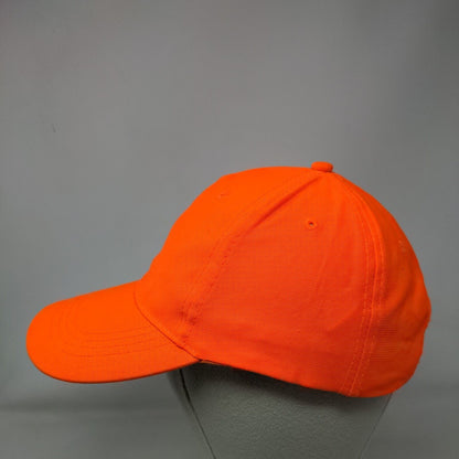 Paramount Outdoors Strapback Hat Orange OSFM Adjustable Blank 6 Panel