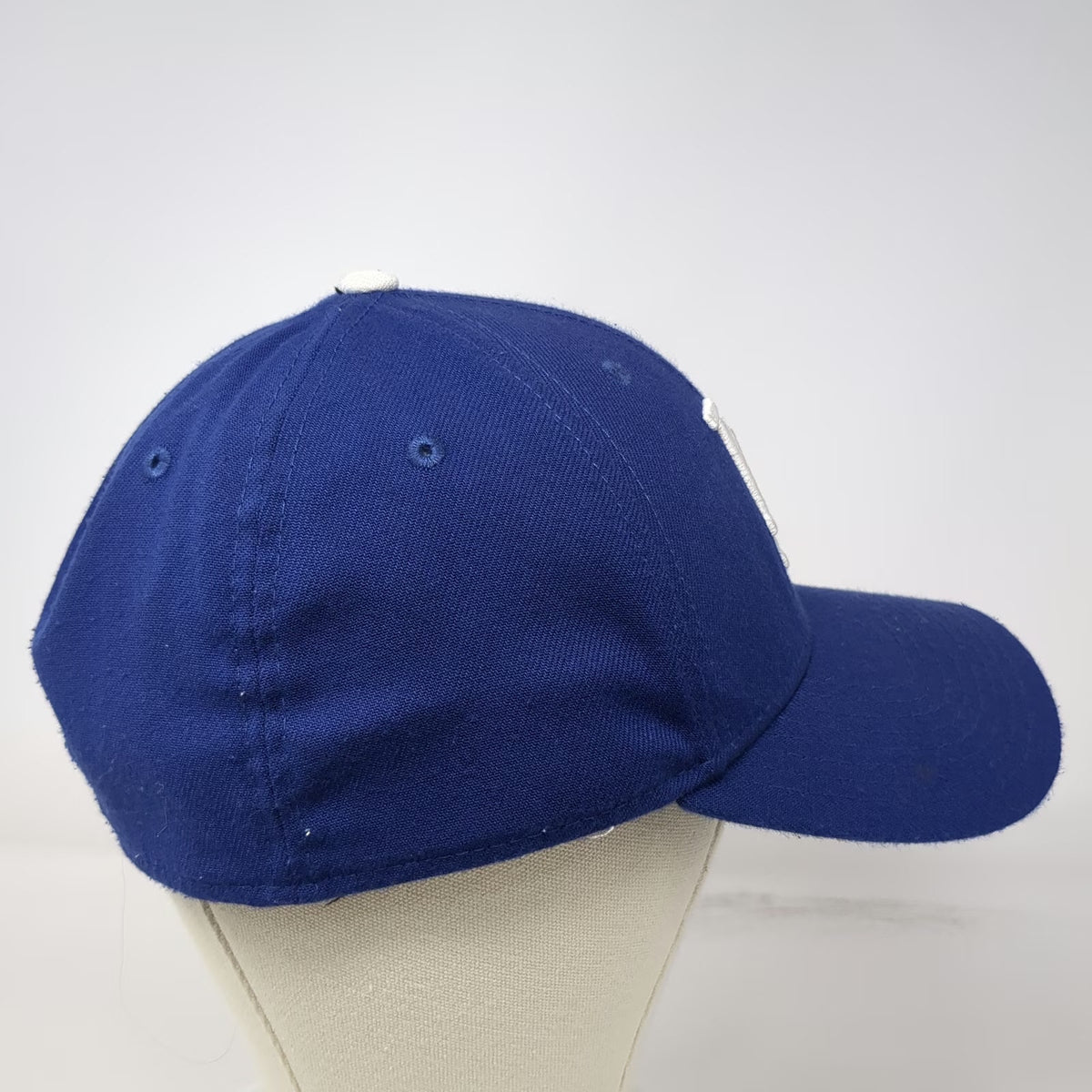 New Era Los Angeles Dodgers MLB Baseball Cap Blue XL Stretch Fit 39THIRTY Hat