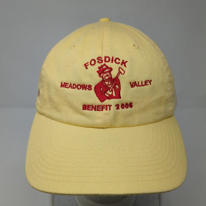 Fosdick Meadows Valley Benefit 2006 21st Annual CocaCola Slideback Hat Yellow OS