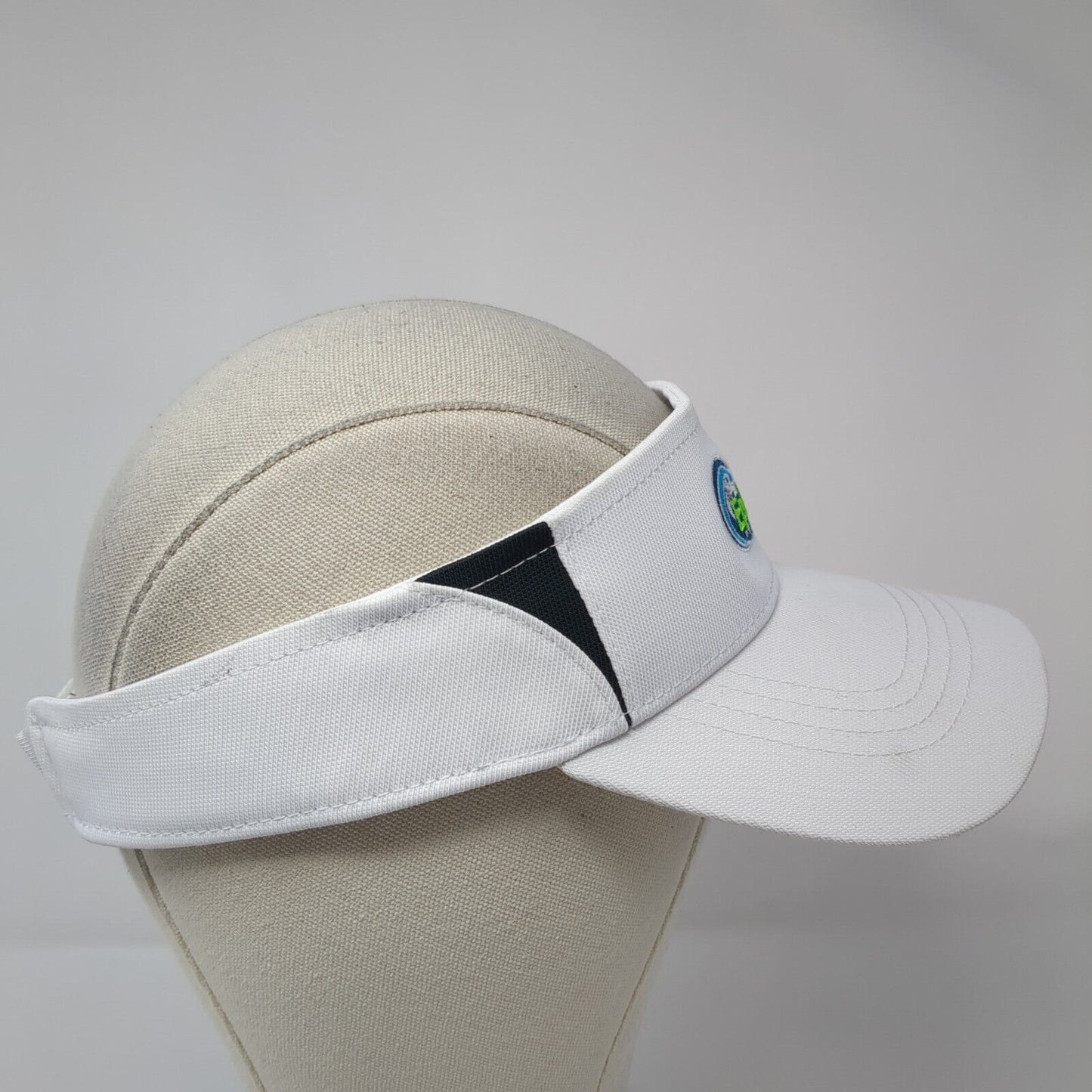 Epic Shine Car Wash Strapback Sun Visor Hat White One Size Sport-Tek