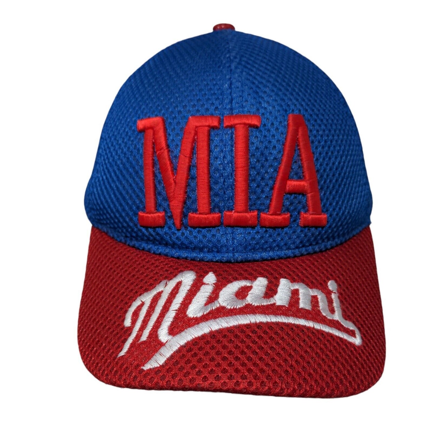 Mia Miami Strapback Hat Multicolor One Size Adjustable Embroidered 6 Panel