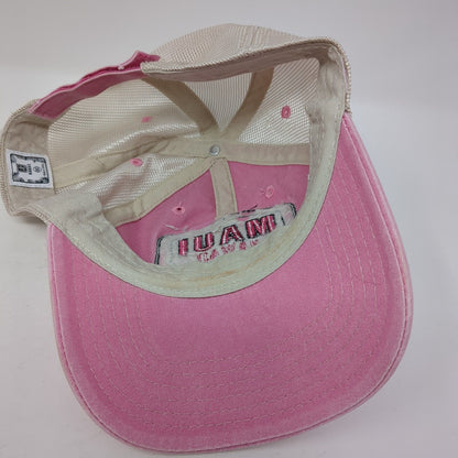 Maui Hawaii Strapback Mesh Back Trucker Hat Multi One Size Colorblock