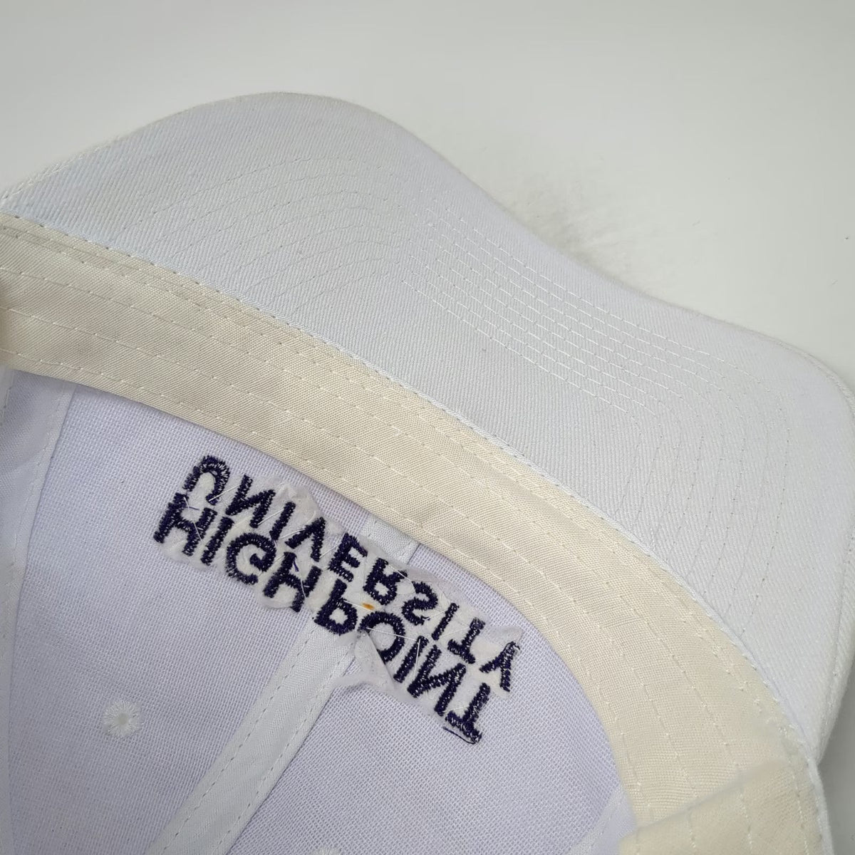 High Point University Baseball Cap White Purple One Size Embroidered Panther hat