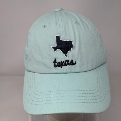 Texas Slideback Hat Greenish-Blue OSFM Adjustable Embroidered Home Free