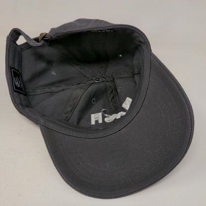 Nashville Slideback Hat Gray OSFM Embroidered Adjustable 6 Panel