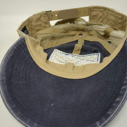 Ouray Trucker Hat Blue Beige One Size Space Needle Seattle 1962 Mesh Snapback