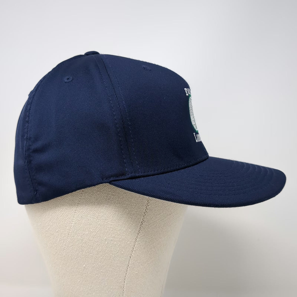 Sport-Tek Baseball Cap Blue M Flexfit Emerald Landscape Logo Embroidered Hat