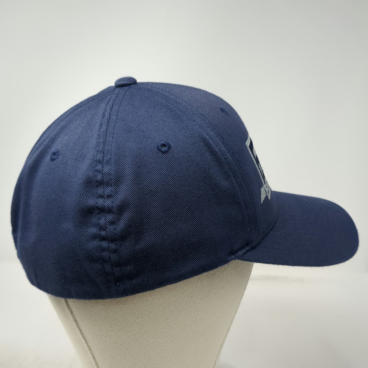 Port Authority Baseball Cap Blue XL Flexfit FA Engineering Logo Stretch Hat