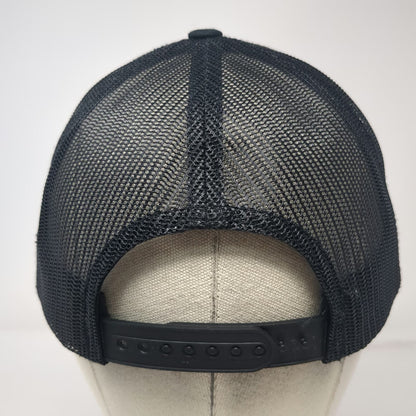 Yupoong Trucker Hat Black One Size The Masonry Center Mesh Snapback Hat Logo