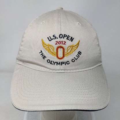US Open 2012 The Olympic Club Slideback Hat Tan One Size USGA Member