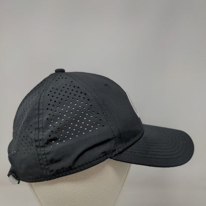 Vivint Strapback Hat Black OSFM Embroidered Laser Cut New Era 9Forty