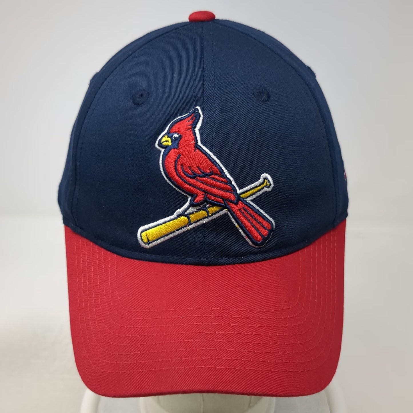 St. Louis Cardinals MLB Outdoor Baseball Cap Blue Red S Strapback Bird Logo Hat