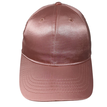 Unbranded Slideback Baseball Cap Pink One Size Adjustable Vented Holes Blank