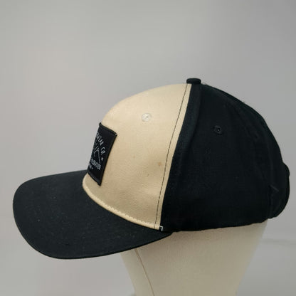 Saga Outerwear Co. Snapback Black Beige One Size Mountain Patch Exploration Hat