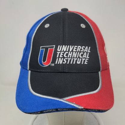 NASCAR Men's Strapback Hat Multicolor Embroidered Universal Techincal Institute