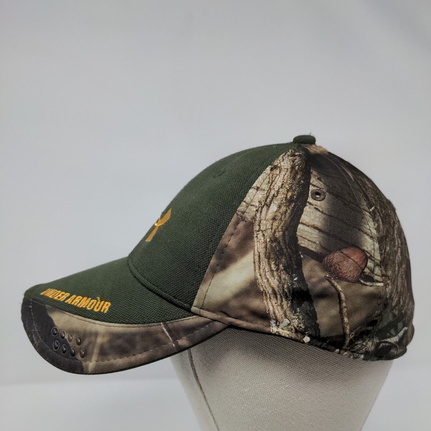 Under Armour Fitted Hat Camouflage L/XL Embroidered Hunting Outdoor