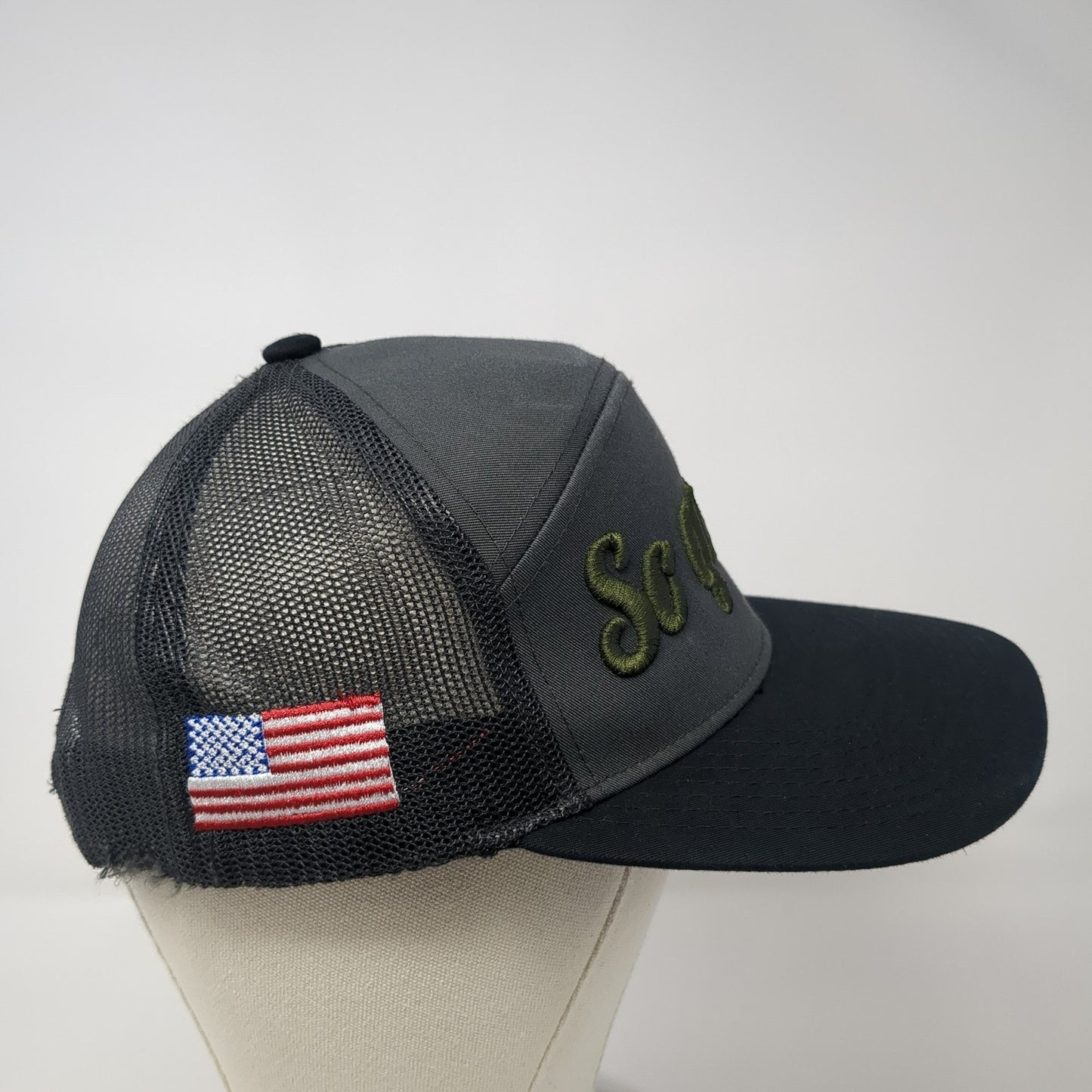 So Good! Snapback Mesh Back Trucker Hat Gray One Size Embroidered