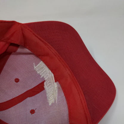 Milwaukee Strapback Hat Red OSFA Embroidered Adjustable Hit Wear