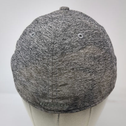 Russell Baseball Cap Gray One Size Heathered Stretch Fit Dri-Power Athletic Hat