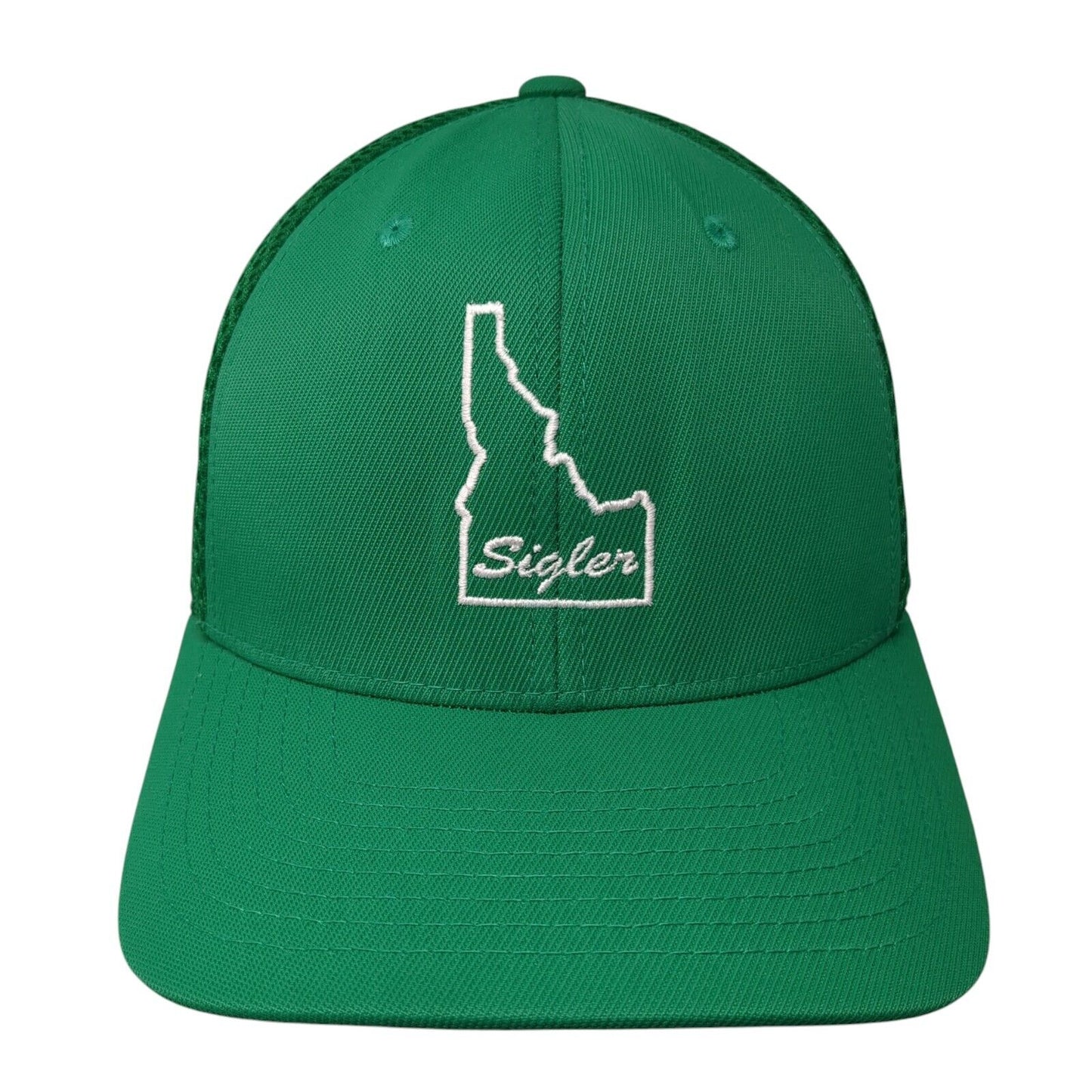 Sigler Idaho Fitted Hat S-M Solid Embroidered Stretch Flexfit Yupoong
