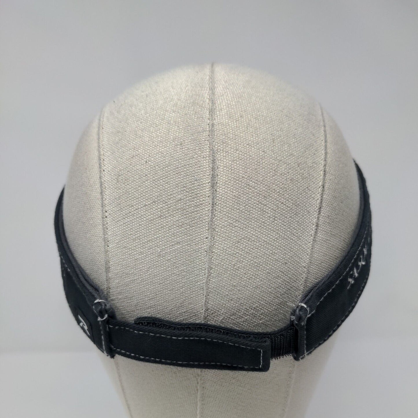 Spearfish Sasquatch Strapback Sun Visor Cap Gray One Size Adjustable Richardson