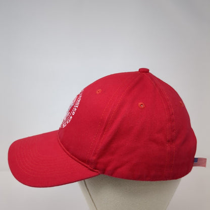 43rd President of the United States Strapback Hat Red One Size Adjustable