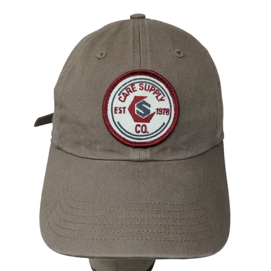 Richardson Men's Slideback Hat Brown Size M/L Embroidered Care Supply Logo #320