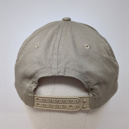 CanCun 2015 Snapback Hat Tan One Size Adjustable Rhinestone 6 Panel Cobra