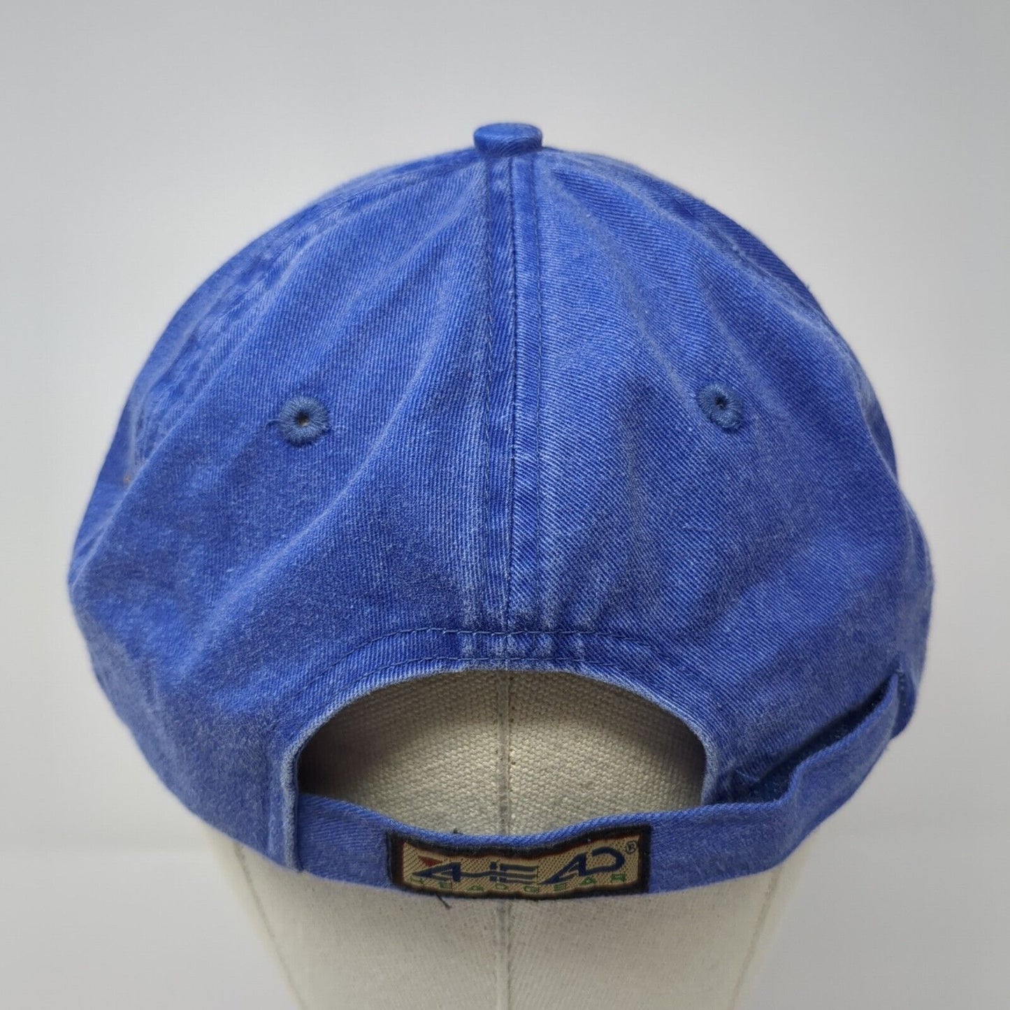 Bonaire Strapback Hat Blue One Size Adjustable Embroidered Solid Ahead