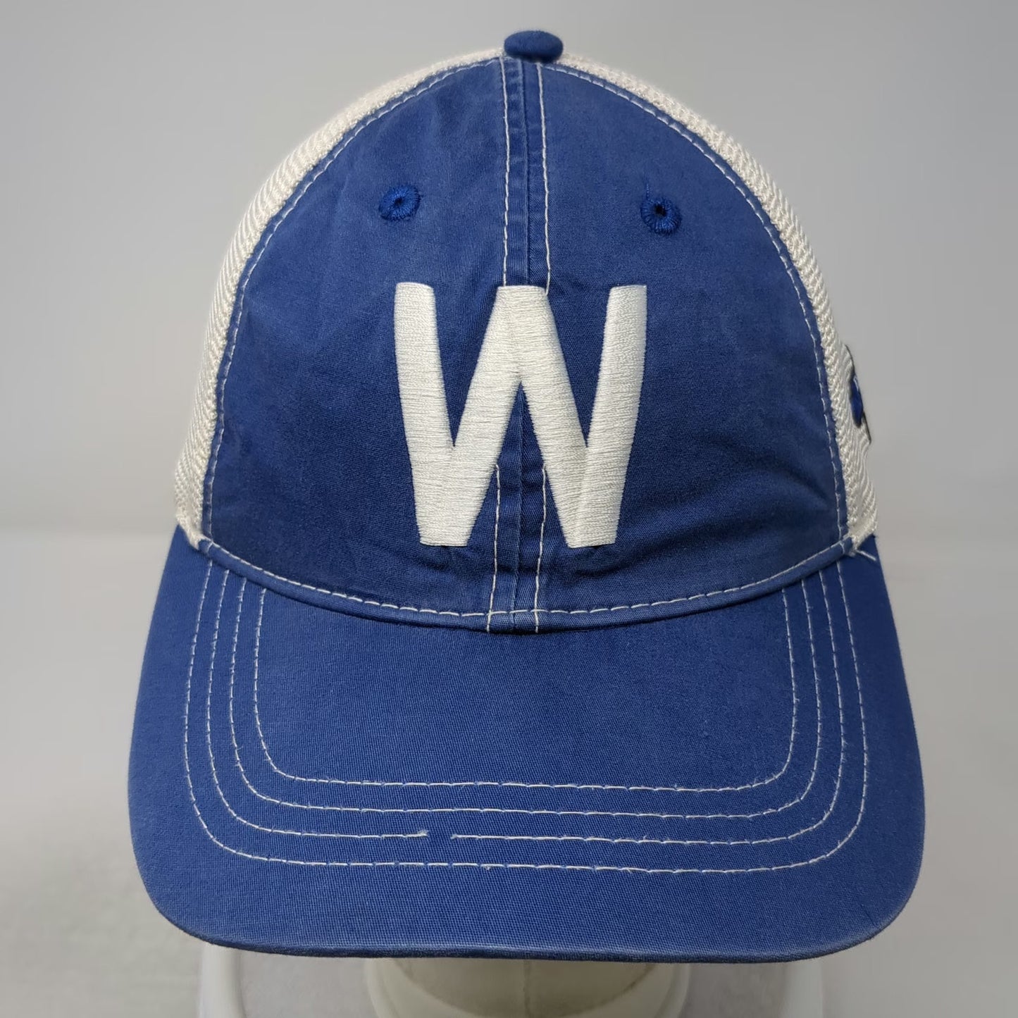Wallingford LL Pacific Headwear Blue White One Size Trucker Hat Snapback 70th