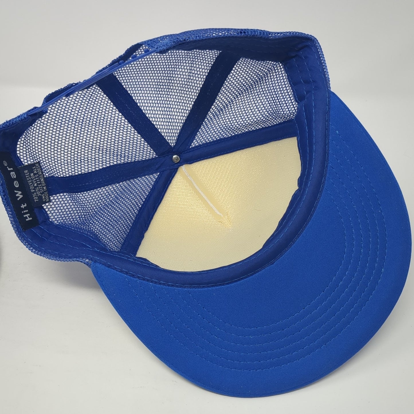 Hawthorn Junction Lizzy On Main Trucker Hat Blue OS Adjustable Mesh Hit Wear