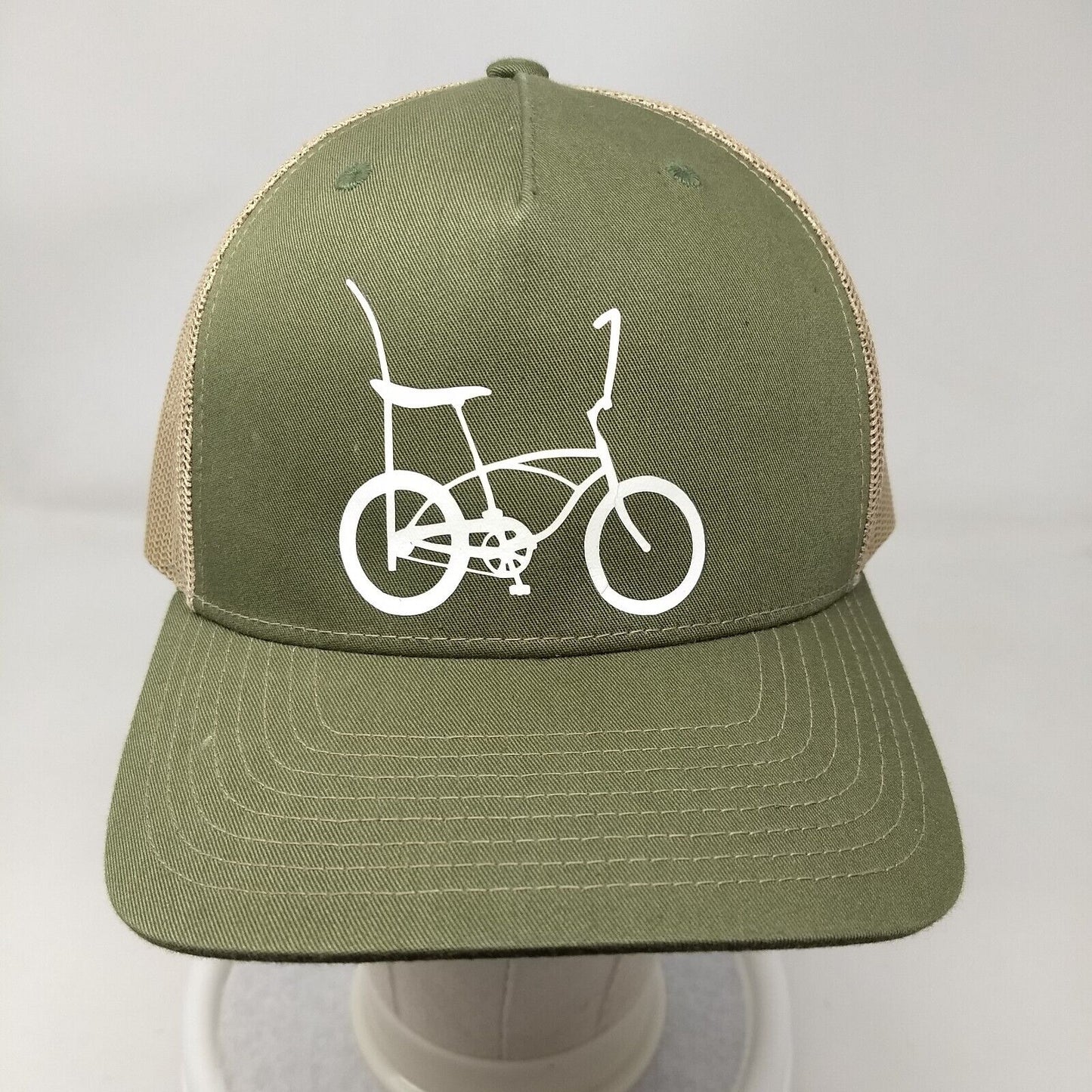 Bicycle Snapback Mesh Back Trucker Hat Multi OSFA Colorblock Richardson