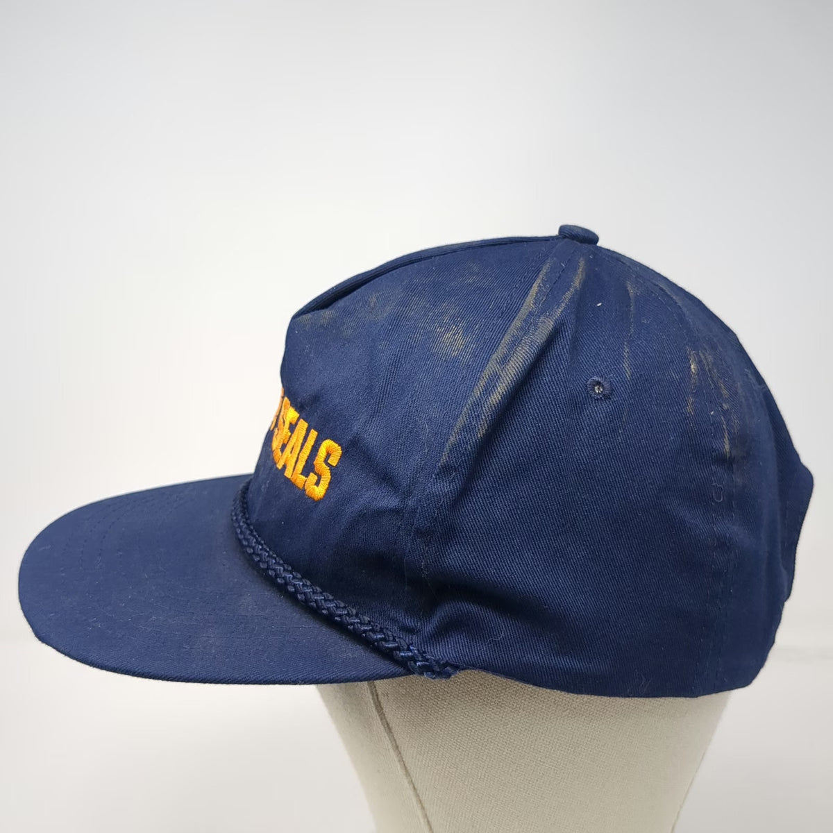The Sportsman 5 Panel Blue One Size Navy Seals Rope Snapback Embroidery Hat