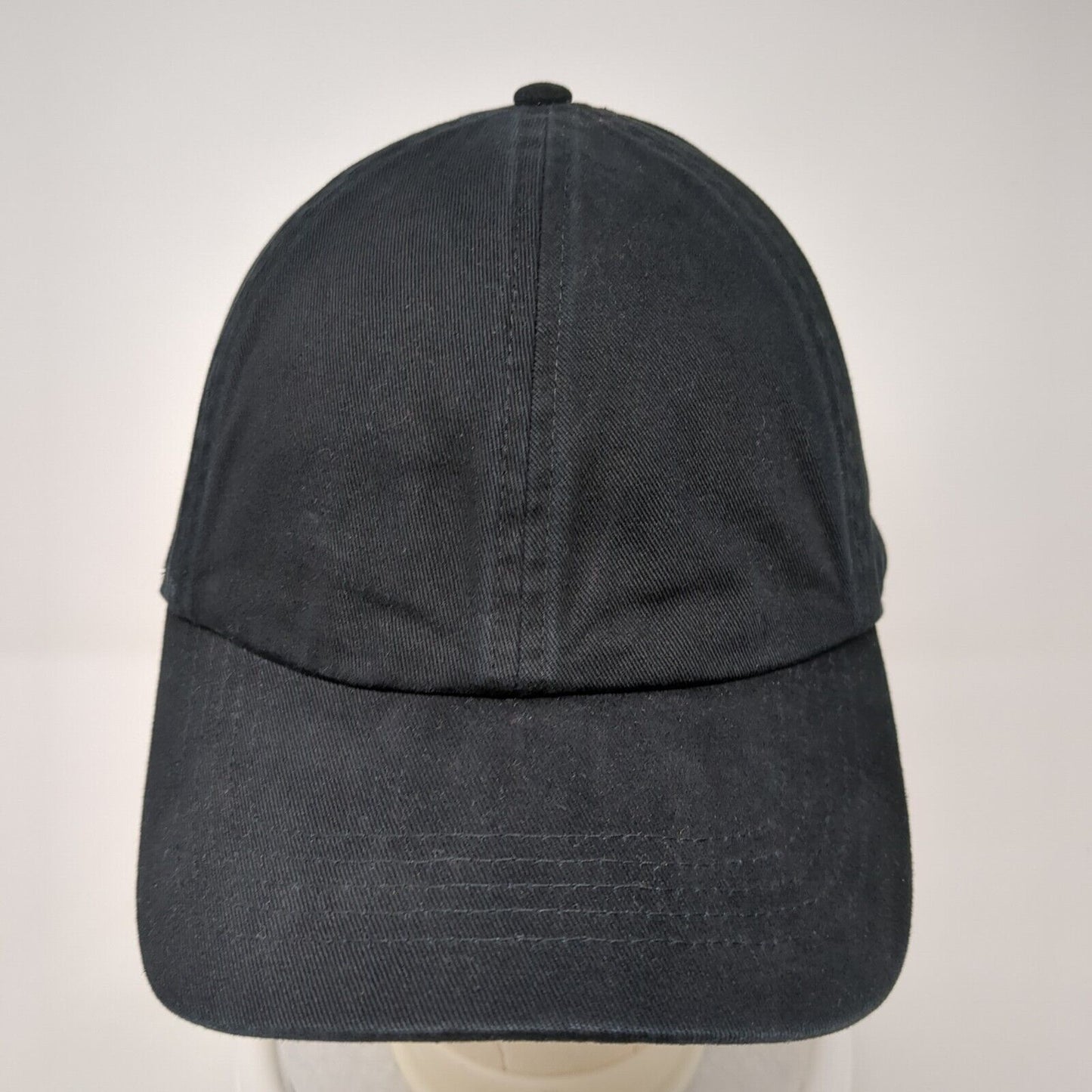 Unbranded Slideback Hat Black One Size Solid Adjustable Outdoor Blank
