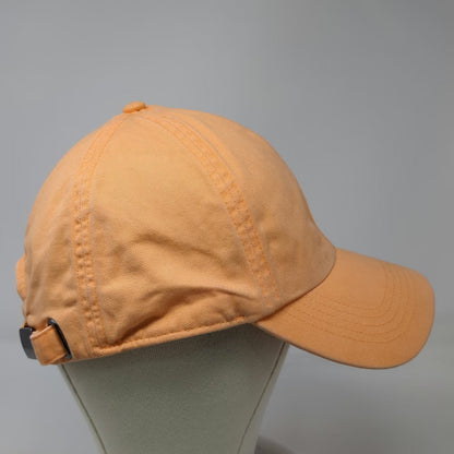 Gap Baseball Cap Orange One Size Adjustable Slideback Cotton Hat Solid Blank