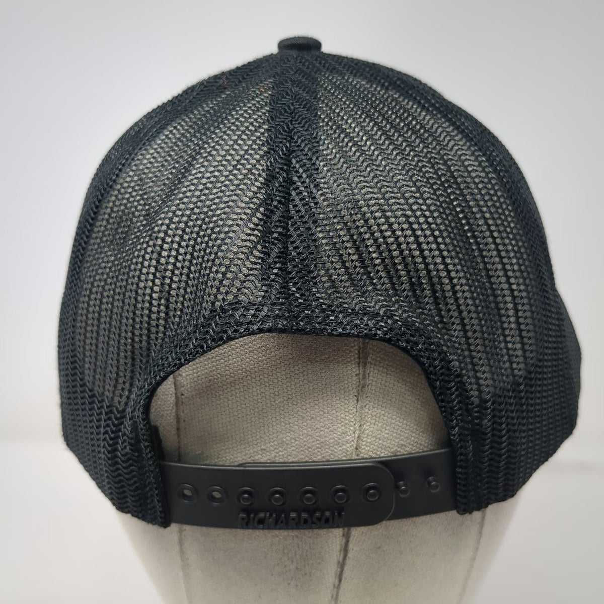 Richardson 112 Ruger Firearms Black One Size Trucker Hat Snapback Mesh Logo