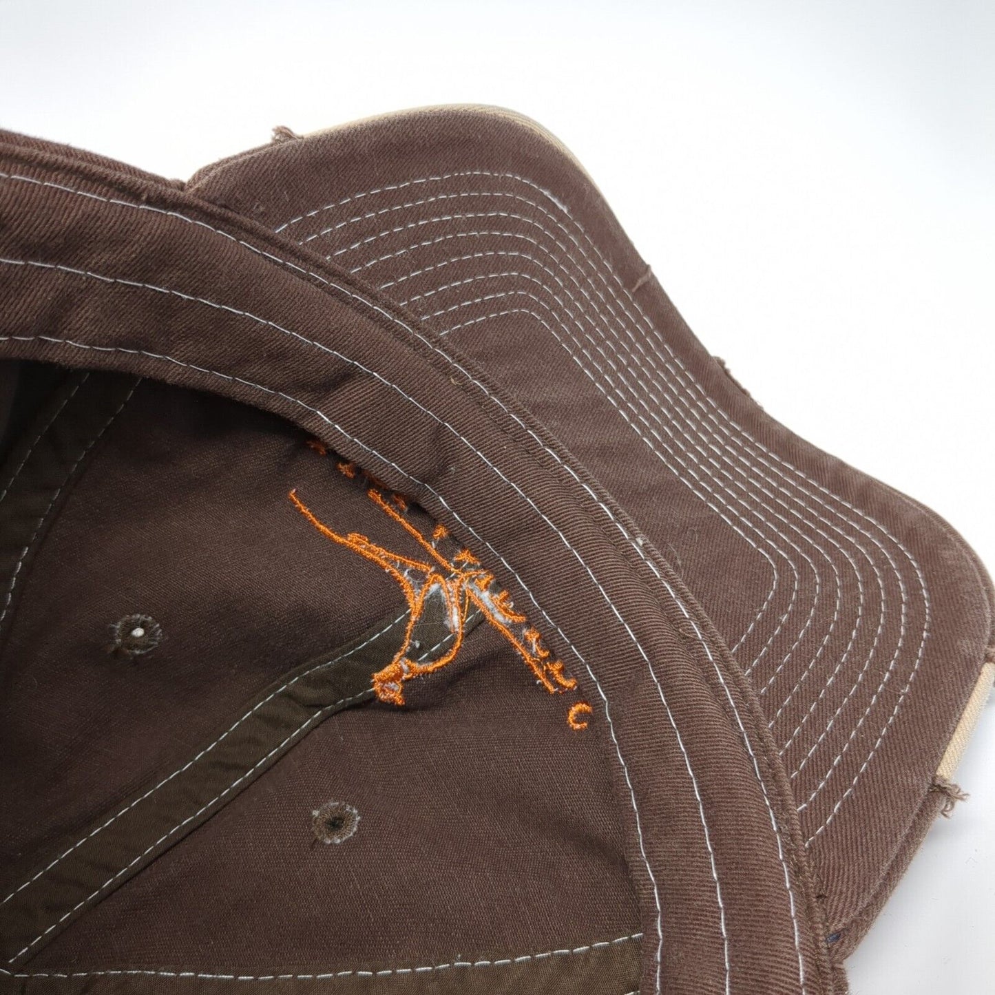 Uplanders Warehouse Strapback Hat Brown One Size I Chase Tail Outdoor