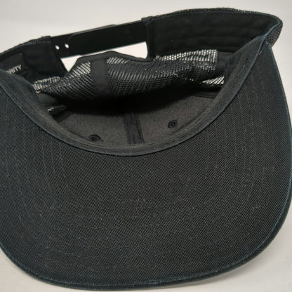 Port Authority Trucker Hat Black One Size B.W & Wrecker Service Mesh Snapback