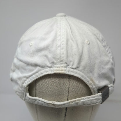Coca-Cola Baseball Cap White OSFM Slideback Cotton Embroidered Script Logo Hat