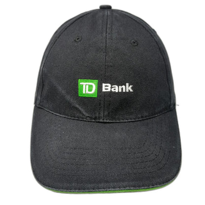 TD Bank Baseball Cap Black One Size Slideback America Most Convenient Visor hat