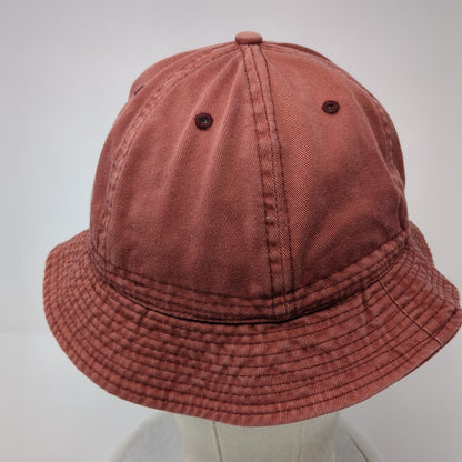 Wisconsin Dells Bucket Hat Red One Size Embroidered Vent Holes Jhats