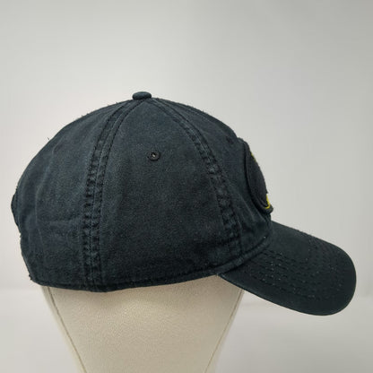 Bioworld Batman Logo Snapback Hat Black One Size Embroidered Gray Underbrim
