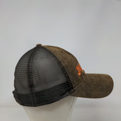 JM Johnson Mellow Full Service Facilities Solutions Trucker Hat Brown One Size