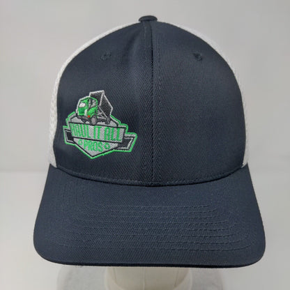 Haul It All Pros Fitted Mesh Back Hat Black L/XL Flexfit Sport-Tek