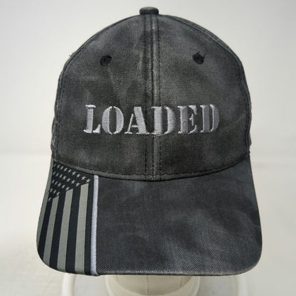 Kryptek Baseball Cap Gray One Size Loaded US Flag Typhon Camo Slideback Hat
