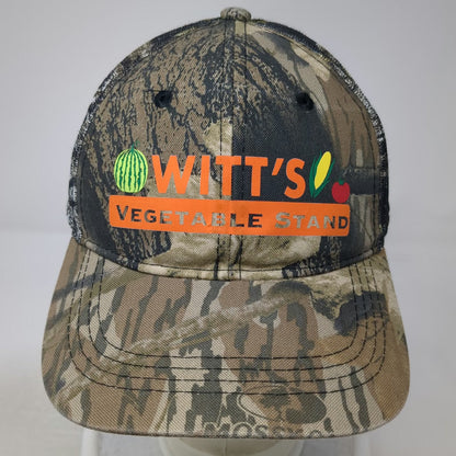 Outdoor Cap Witt's Vegetable Stand Hat Brown Camo Baseball Cap One Size Mesh