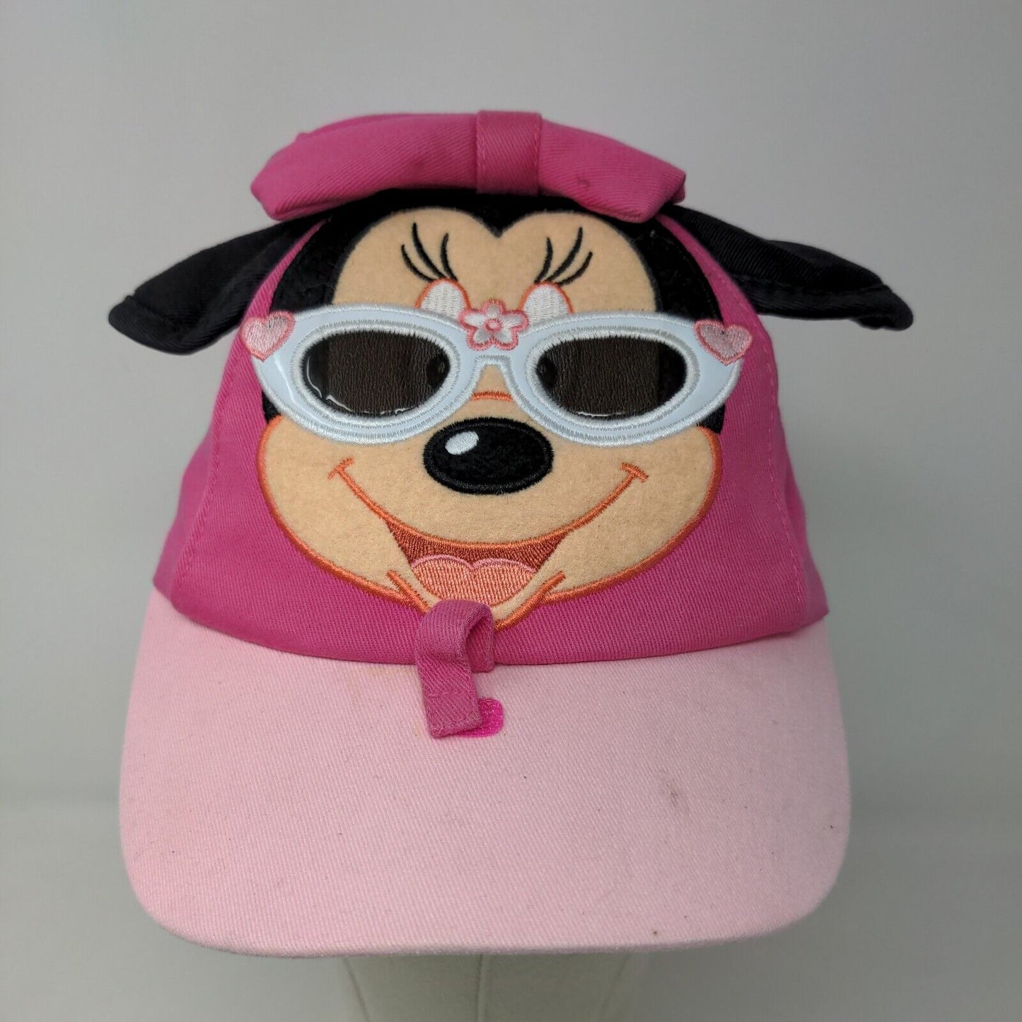 Disney Parks Girl's Stretchy Hat Toddler Size 51-53CM Embroidered Minnie Mouse