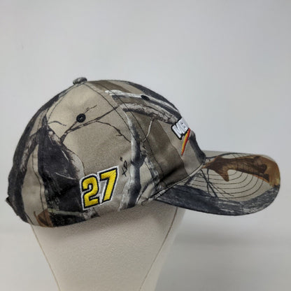 Menards Men's Strapback Hat Camo Adjustable Embroidered #27 Logo 100% Polyester