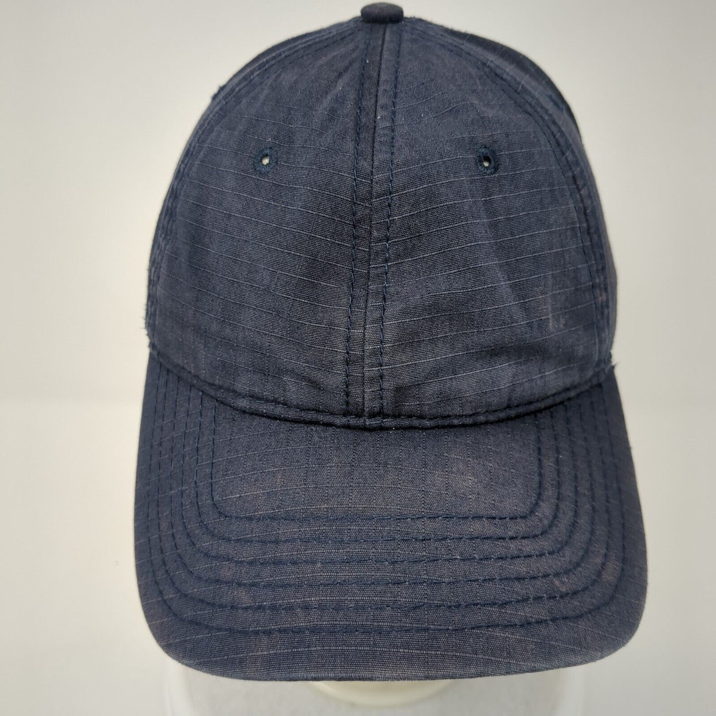 OC Headwear Strapback Hat Blue One Size Adjustable Solid 6 Panel Blank