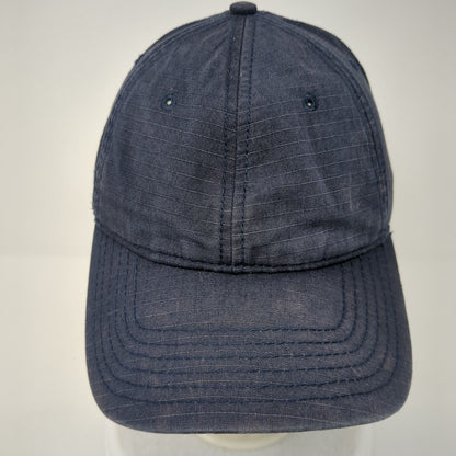 OC Headwear Strapback Hat Blue One Size Adjustable Solid 6 Panel Blank